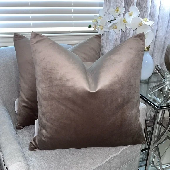 1-NWT TGH TESSITURA VELVET DECORATIVE PILLOWS (Read description for details)